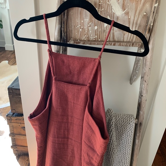 Mod Ref Rust Linen Dress - Picture 7 of 10